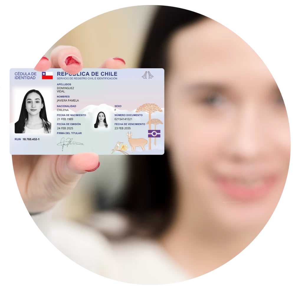 Nueva cédula de identidad chilena